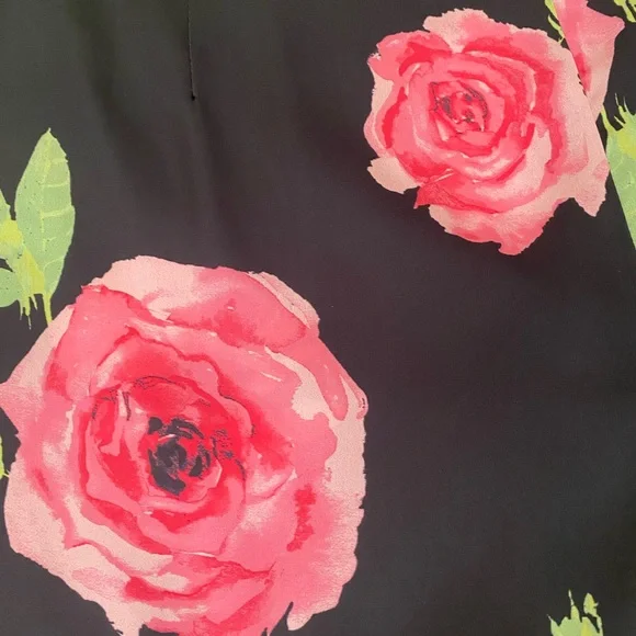 Floral Satin Ruffle Short - Picture 8 of 10